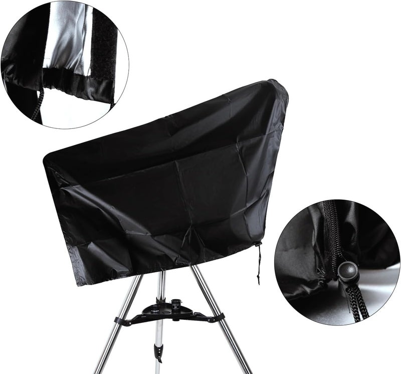 SUNSURE - Valid Brand Dustproof Telescope Cover Protective Waterproof Telescope Cover with Adjustable Drawstring for indoor or Outdoor Use (Black-59x33in) - Image 3